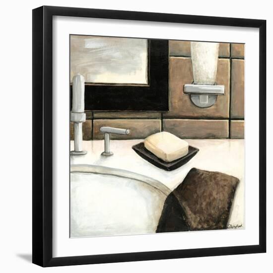 Modern Bath Elements I-Megan Meagher-Framed Art Print