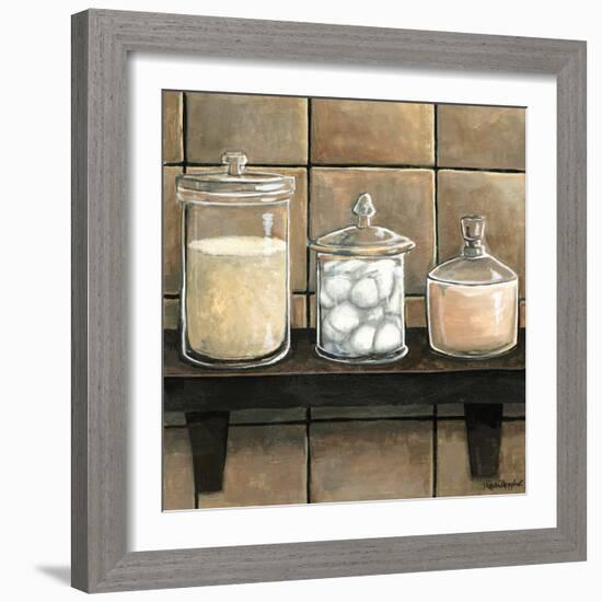 Modern Bath Elements II-Megan Meagher-Framed Art Print