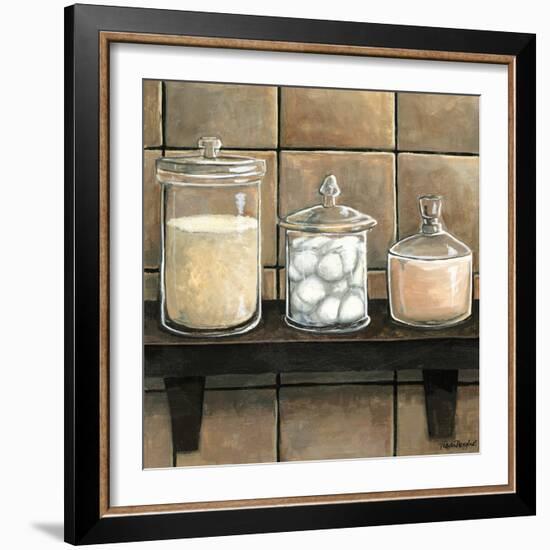 Modern Bath Elements II-Megan Meagher-Framed Art Print