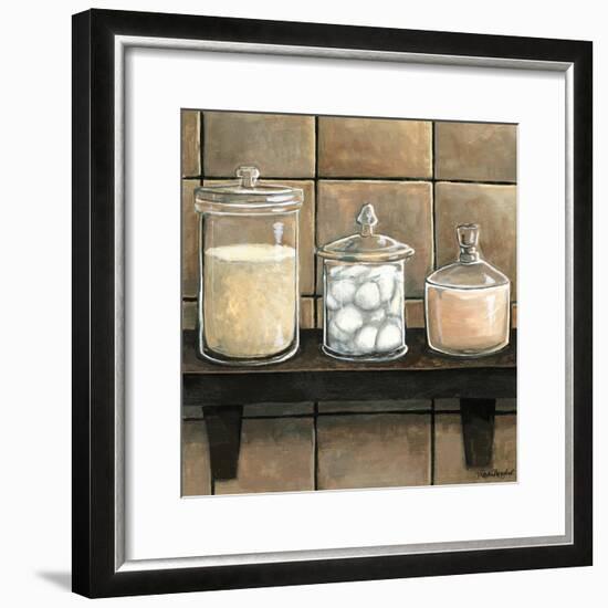 Modern Bath Elements II-Megan Meagher-Framed Art Print