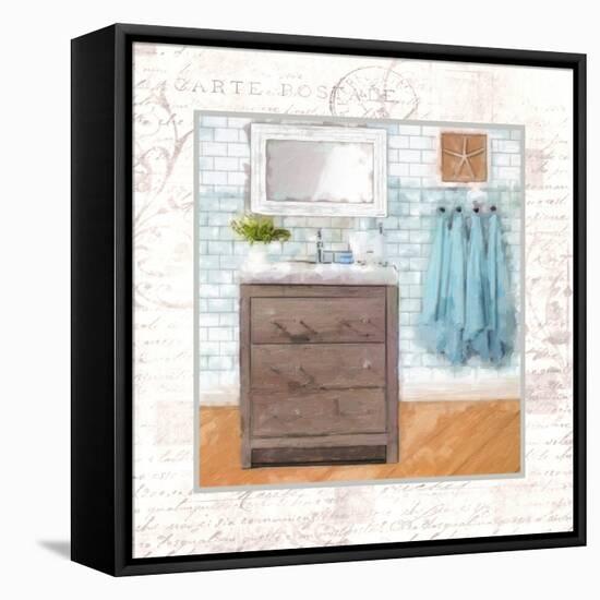 Modern Bath I-Taylor Greene-Framed Stretched Canvas