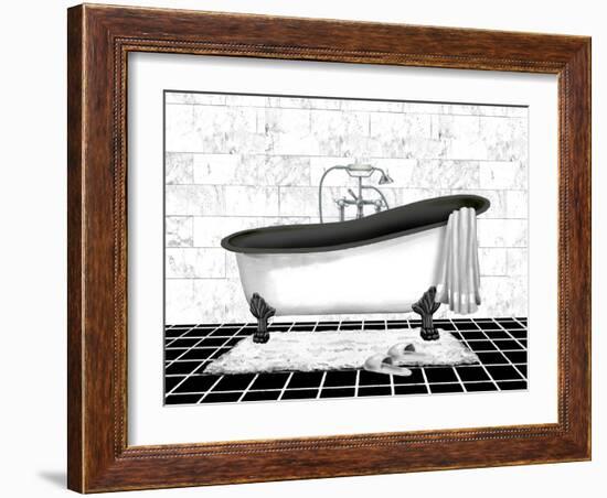 Modern Bath II-Conrad Knutsen-Framed Art Print