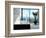 Modern Bathtub in a Bathroom Interior with Floor to Ceiling Windows with Panoramic View-PlusONE-Framed Photographic Print