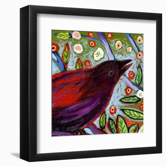 Modern Bird VII-Jennifer Lommers-Framed Art Print