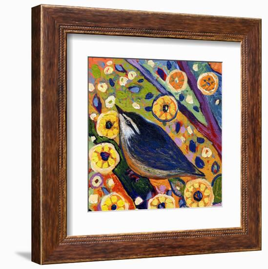 Modern Bird XI-Jennifer Lommers-Framed Art Print