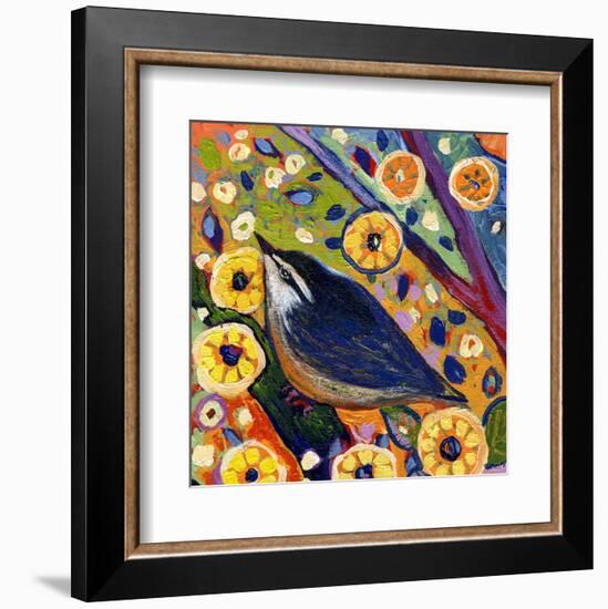 Modern Bird XI-Jennifer Lommers-Framed Art Print