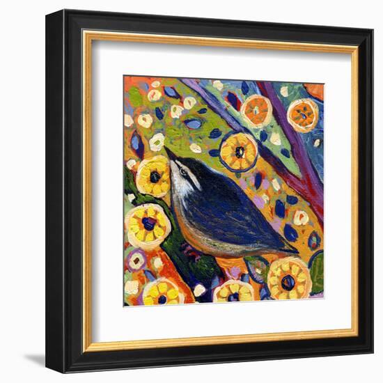 Modern Bird XI-Jennifer Lommers-Framed Art Print