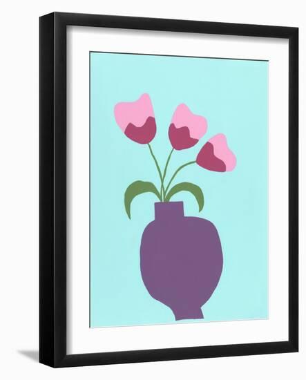 Modern Blooms I-Regina Moore-Framed Art Print