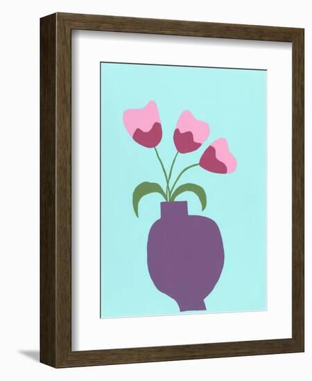 Modern Blooms I-Regina Moore-Framed Premium Giclee Print