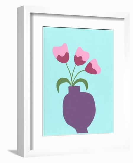 Modern Blooms I-Regina Moore-Framed Premium Giclee Print