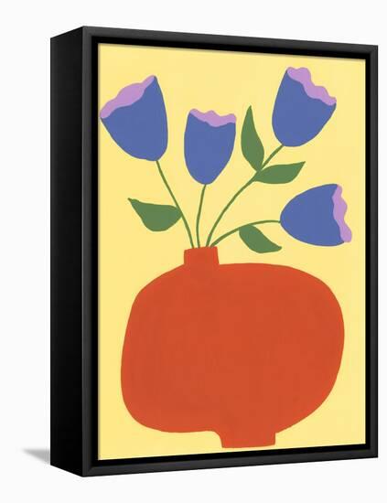 Modern Blooms III-Regina Moore-Framed Stretched Canvas