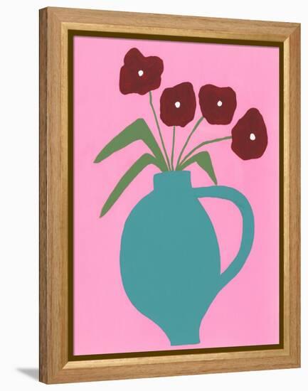 Modern Blooms IV-Regina Moore-Framed Stretched Canvas