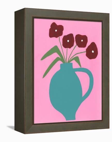 Modern Blooms IV-Regina Moore-Framed Stretched Canvas