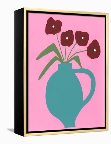 Modern Blooms IV-Regina Moore-Framed Stretched Canvas