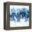 Modern Blue Abstract 1-Kimberly Allen-Framed Stretched Canvas