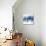 Modern Blue Abstract 1-Kimberly Allen-Mounted Art Print displayed on a wall