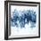 Modern Blue Abstract 1-Kimberly Allen-Framed Art Print