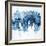 Modern Blue Abstract 1-Kimberly Allen-Framed Art Print