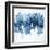 Modern Blue Abstract 1-Kimberly Allen-Framed Art Print