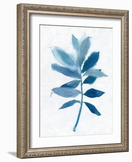 Modern Blue Botanical I-Aria K-Framed Art Print