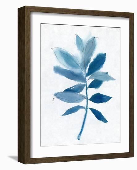 Modern Blue Botanical I-Aria K-Framed Art Print