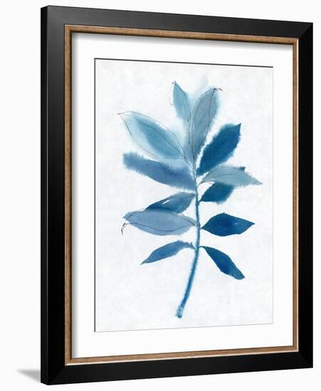 Modern Blue Botanical I-Aria K-Framed Art Print