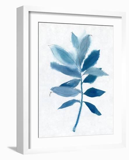 Modern Blue Botanical I-Aria K-Framed Art Print