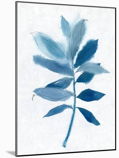 Modern Blue Botanical I-Aria K-Mounted Art Print