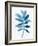 Modern Blue Botanical I-Aria K-Framed Art Print