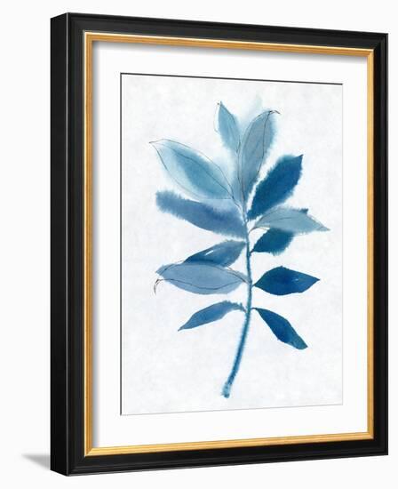 Modern Blue Botanical I-Aria K-Framed Art Print