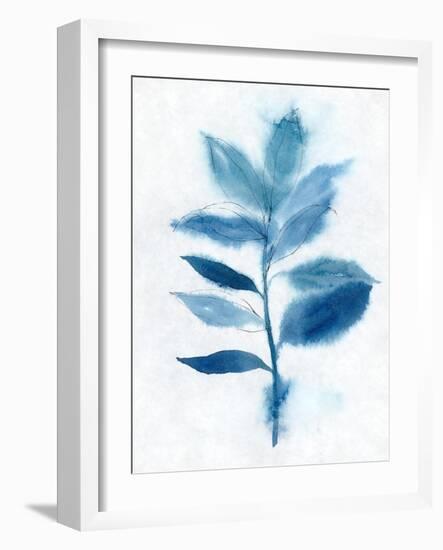 Modern Blue Botanical II-Aria K-Framed Art Print