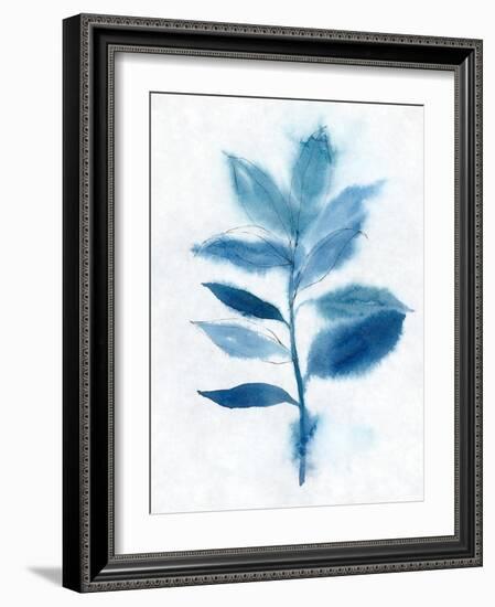 Modern Blue Botanical II-Aria K-Framed Art Print