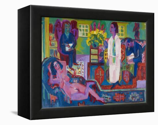 Modern Bohemia, 1924-Ernst Ludwig Kirchner-Framed Premier Image Canvas