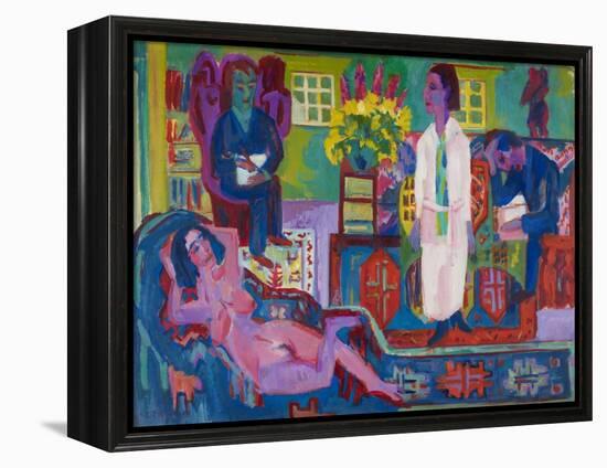 Modern Bohemia, 1924-Ernst Ludwig Kirchner-Framed Premier Image Canvas