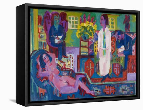 Modern Bohemia, 1924-Ernst Ludwig Kirchner-Framed Premier Image Canvas