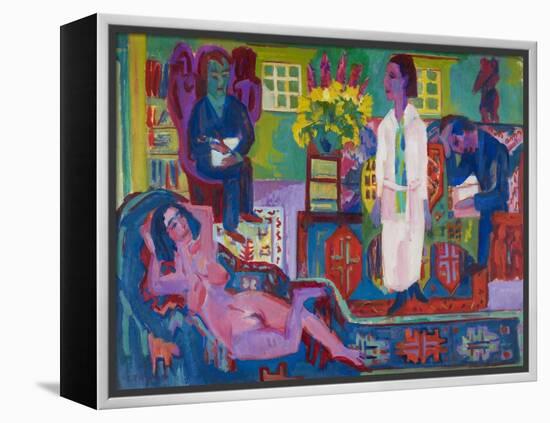 Modern Bohemia, 1924-Ernst Ludwig Kirchner-Framed Premier Image Canvas