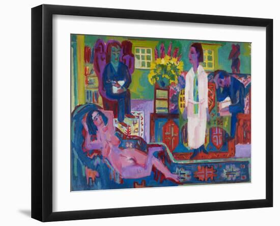 Modern Bohemia, 1924-Ernst Ludwig Kirchner-Framed Giclee Print