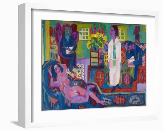 Modern Bohemia, 1924-Ernst Ludwig Kirchner-Framed Giclee Print