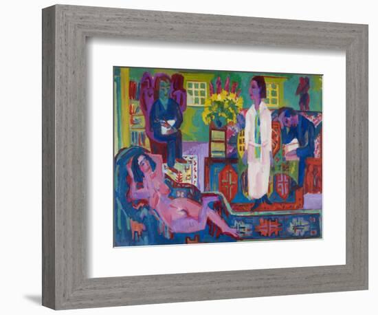 Modern Bohemia, 1924-Ernst Ludwig Kirchner-Framed Giclee Print