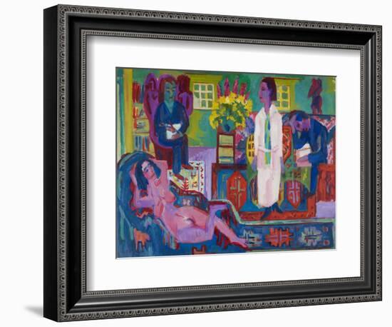 Modern Bohemia, 1924-Ernst Ludwig Kirchner-Framed Giclee Print