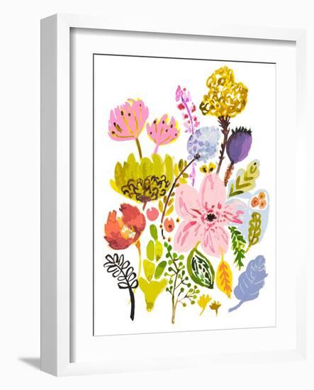 Modern Bouquet Stems I-Karen Fields-Framed Art Print