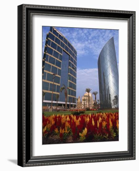 Modern Buildings Centre of Town, Lima, Peru, South America-Groenendijk Peter-Framed Photographic Print