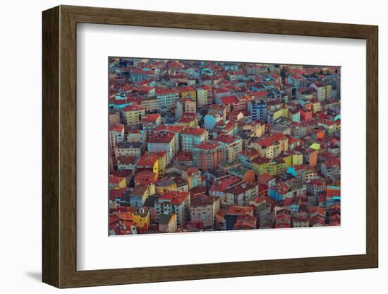 Modern Buildings of the City - Urban Background for the City Landscape Concept. Colorful Houses And-Repina Valeriya-Framed Photographic Print