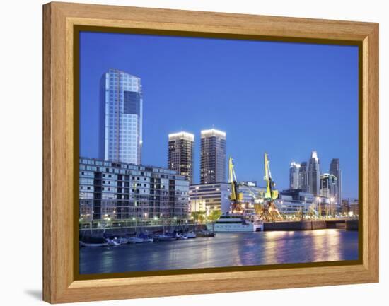 Modern Buildings, Puerto Madero, Buenos Airess, Argentina-Demetrio Carrasco-Framed Premier Image Canvas