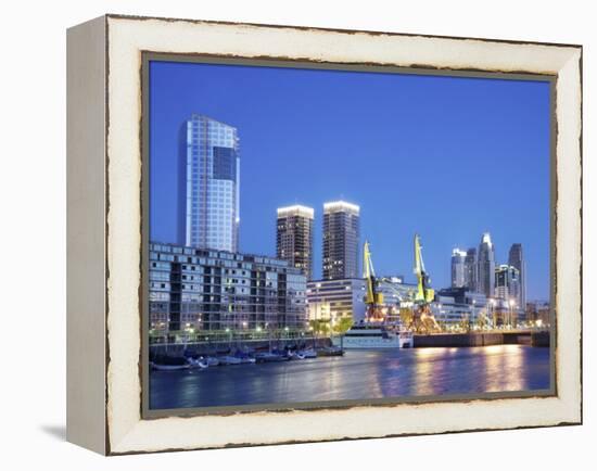 Modern Buildings, Puerto Madero, Buenos Airess, Argentina-Demetrio Carrasco-Framed Premier Image Canvas