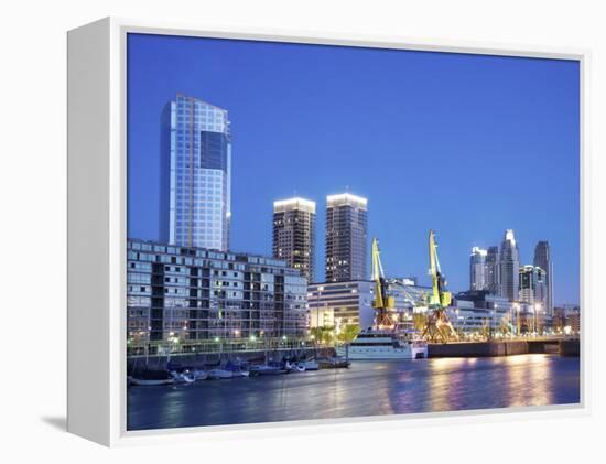 Modern Buildings, Puerto Madero, Buenos Airess, Argentina-Demetrio Carrasco-Framed Premier Image Canvas