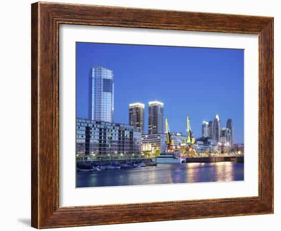 Modern Buildings, Puerto Madero, Buenos Airess, Argentina-Demetrio Carrasco-Framed Photographic Print