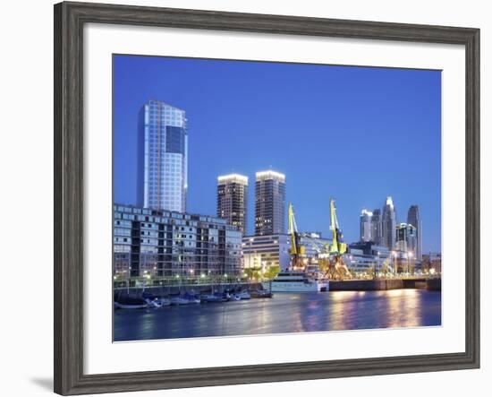 Modern Buildings, Puerto Madero, Buenos Airess, Argentina-Demetrio Carrasco-Framed Photographic Print