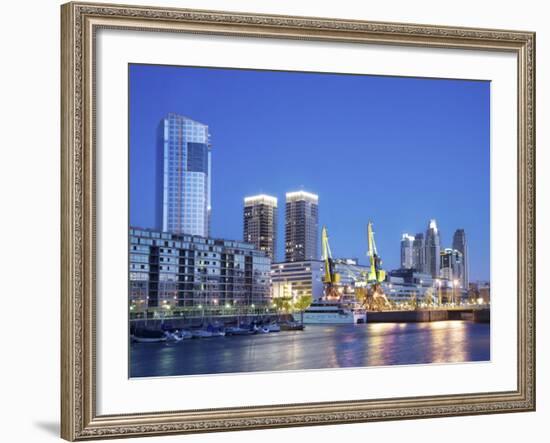 Modern Buildings, Puerto Madero, Buenos Airess, Argentina-Demetrio Carrasco-Framed Photographic Print