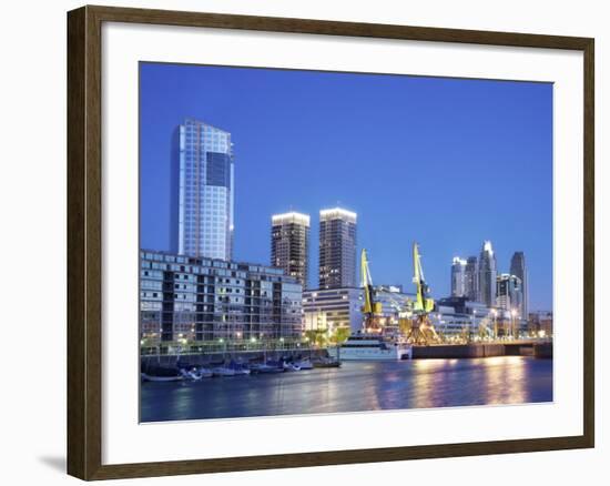 Modern Buildings, Puerto Madero, Buenos Airess, Argentina-Demetrio Carrasco-Framed Photographic Print